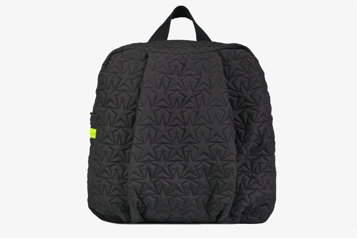 Bleecker & Love - Stars Mini Black Backpack (Κίτρινα Φερμουάρ)