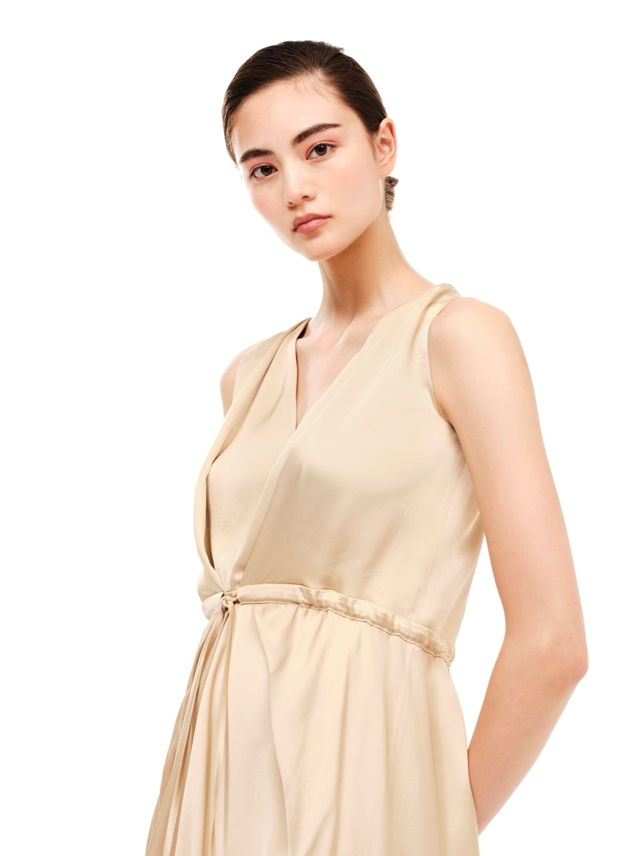 Ioanna Kourbela Μίντι Αμάνικο Φόρεμα με Ανοιχτή Πλάτη – Night Out