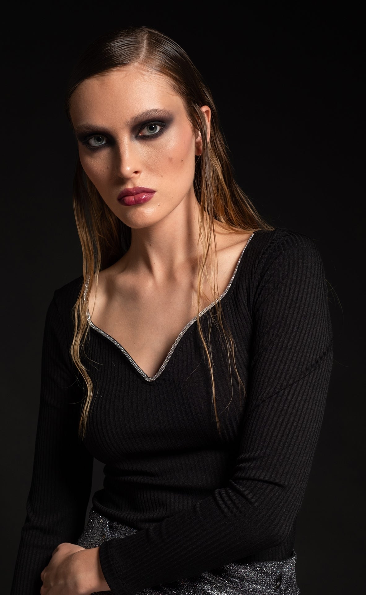 Peace And Chaos Crystal Τοπ - Rib