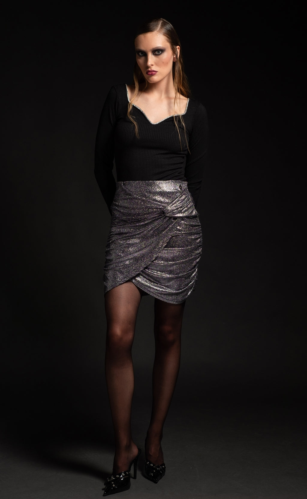 Peace And Chaos Crystal Τοπ - Rib