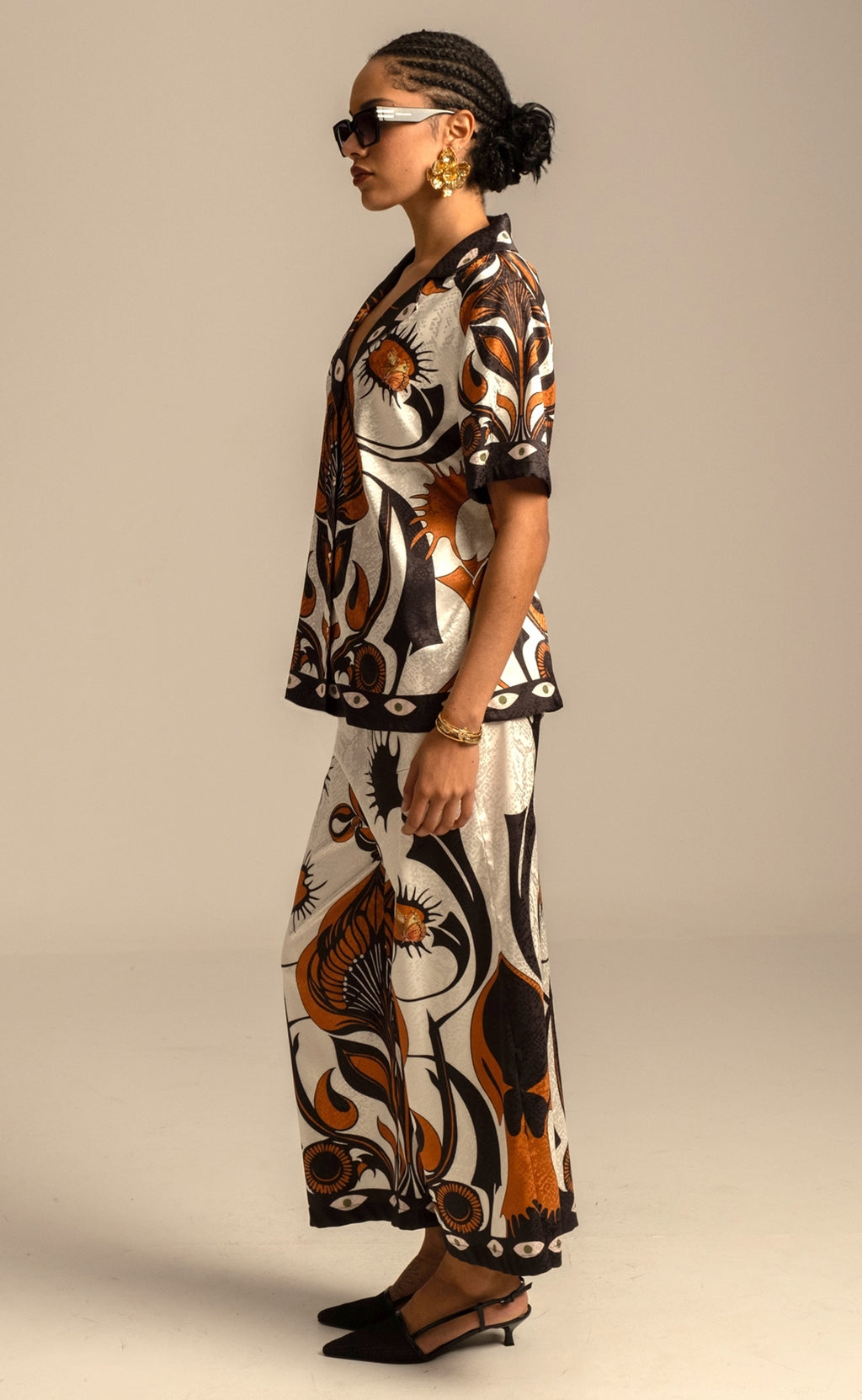 Peace And Chaos Ornamental Παντελόνι - Jacquard