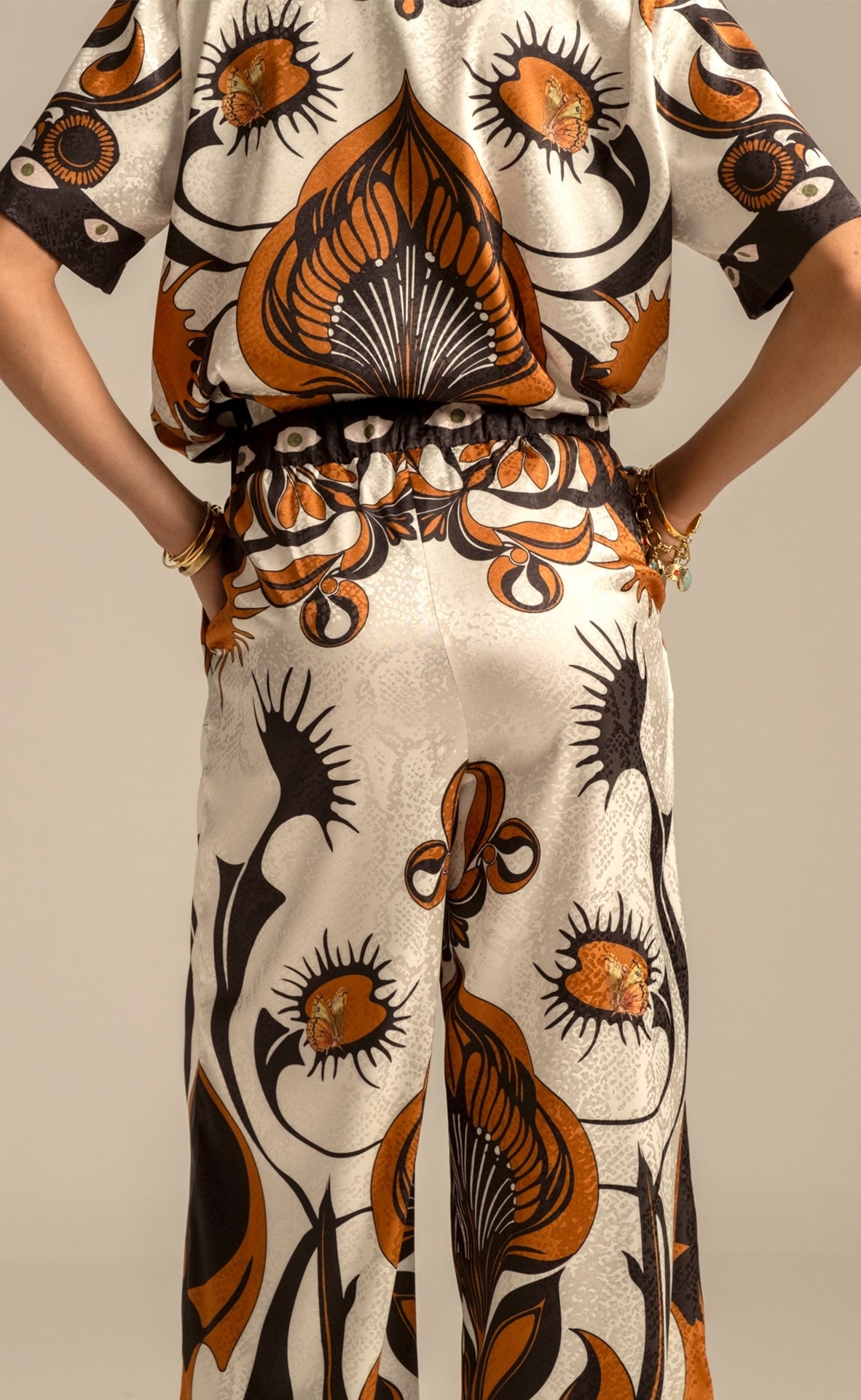 Peace And Chaos Ornamental Παντελόνι - Jacquard