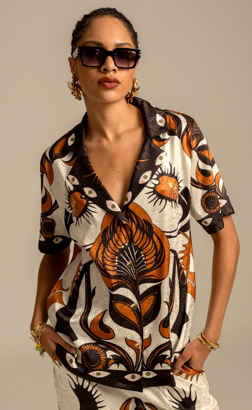 Peace And Chaos Ornamental Πουκάμισο - Jacquard