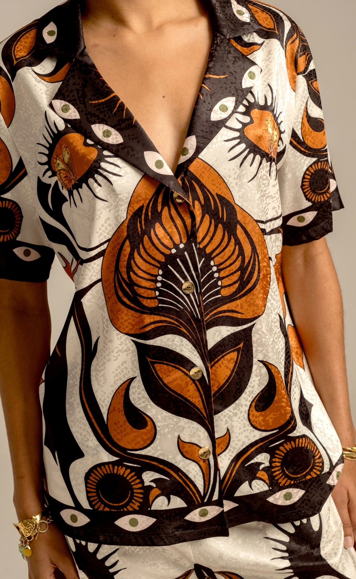 Peace And Chaos Ornamental Πουκάμισο - Jacquard