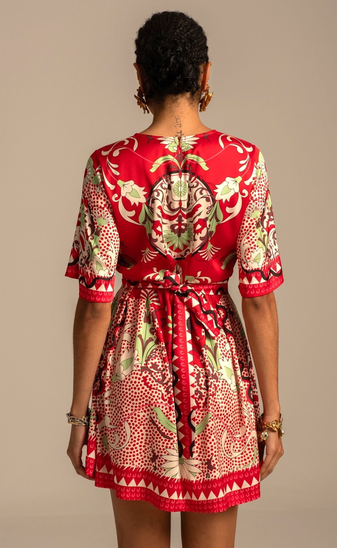 Peace And Chaos Mandala Κοντό Φόρεμα