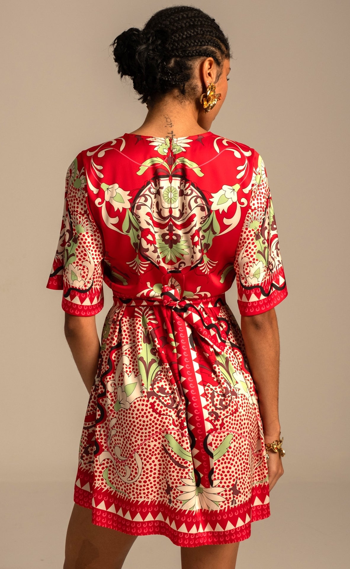 Peace And Chaos Mandala Κοντό Φόρεμα