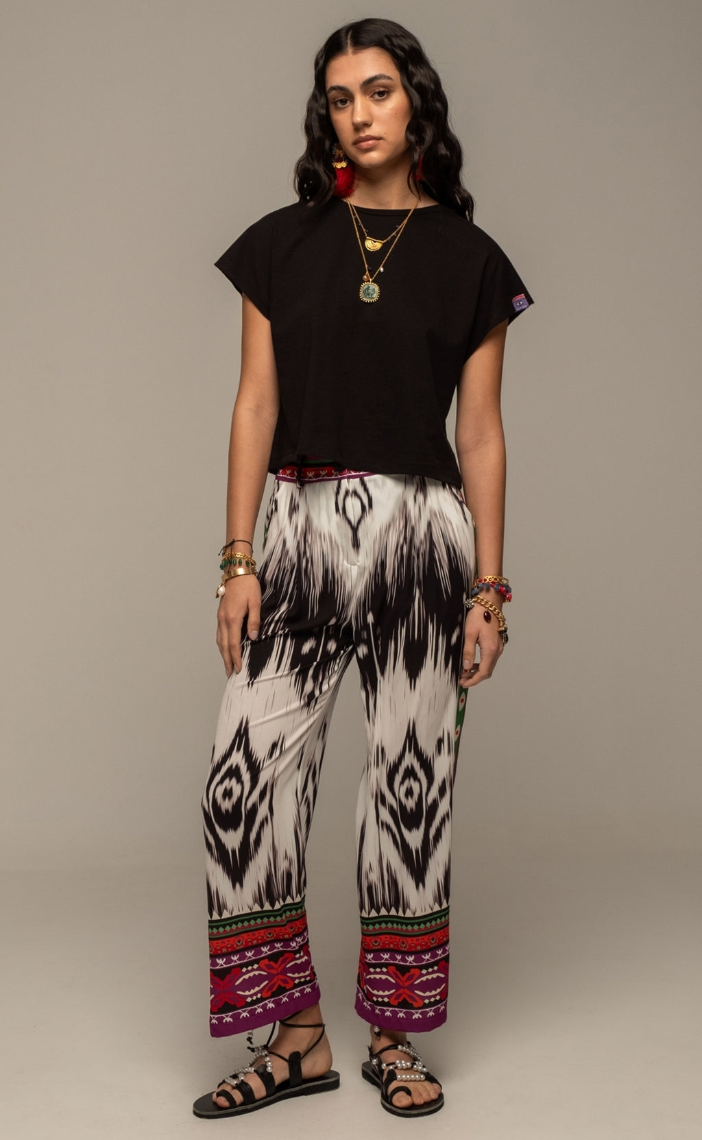 Peace And Chaos Obscura Παντελόνι