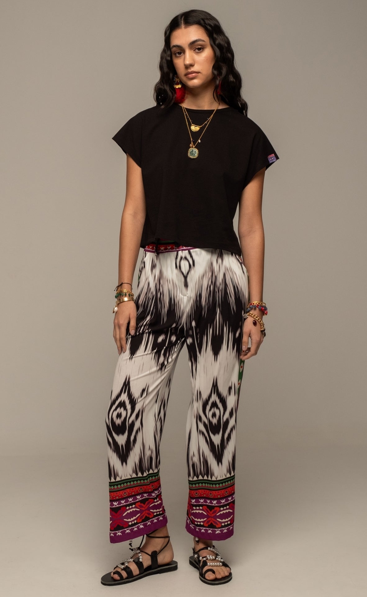 Peace And Chaos Obscura Παντελόνι