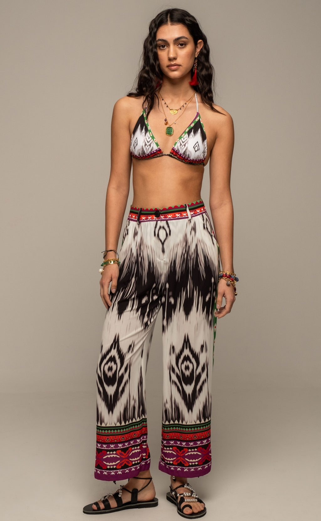 Peace And Chaos Obscura Παντελόνι