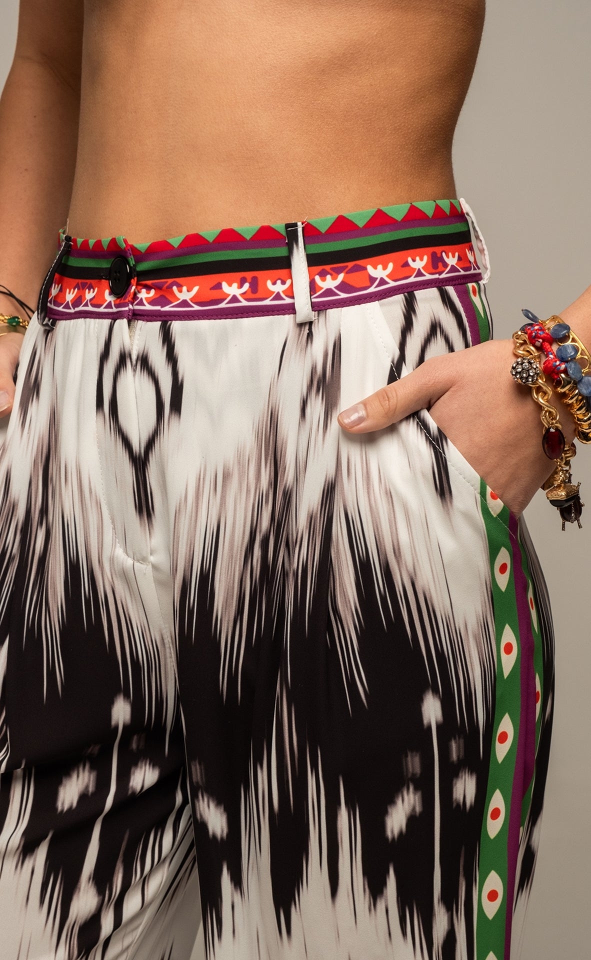 Peace And Chaos Obscura Παντελόνι