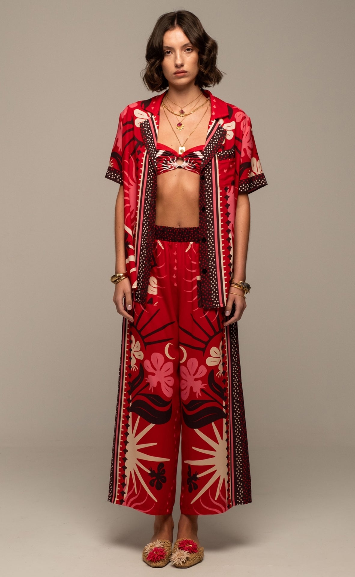 Peace And Chaos Passion Flower Πουκάμισο