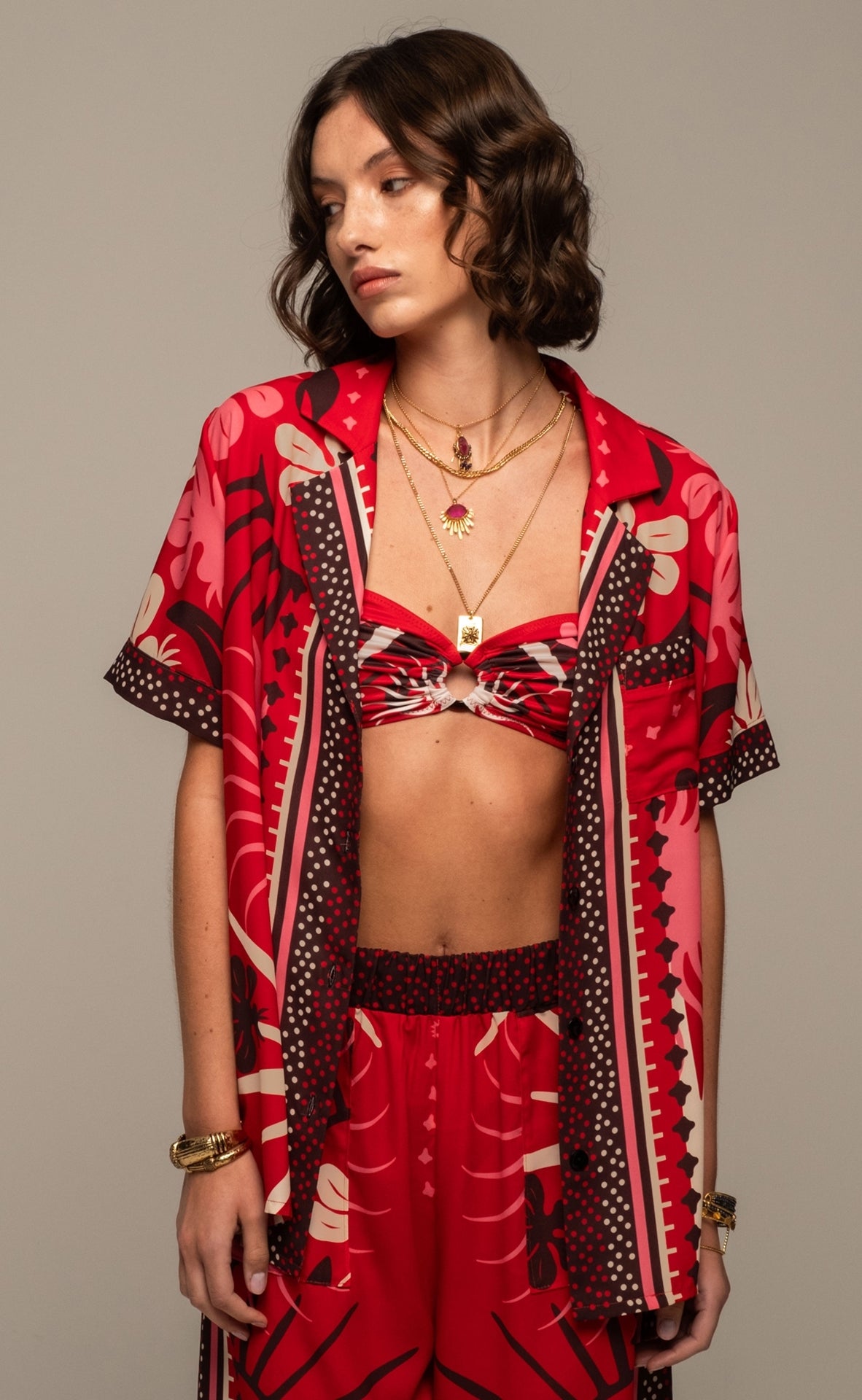 Peace And Chaos Passion Flower Πουκάμισο