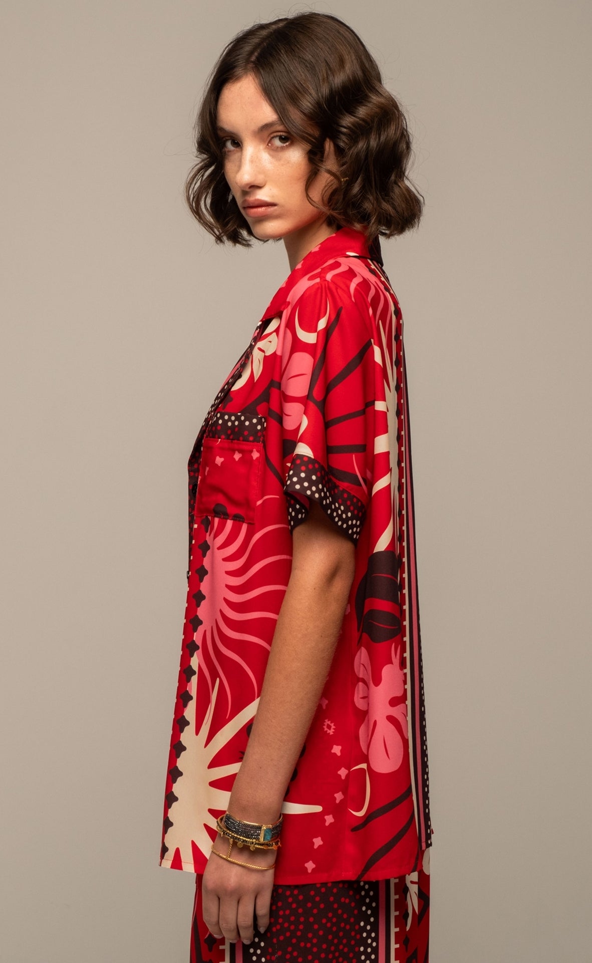 Peace And Chaos Passion Flower Πουκάμισο