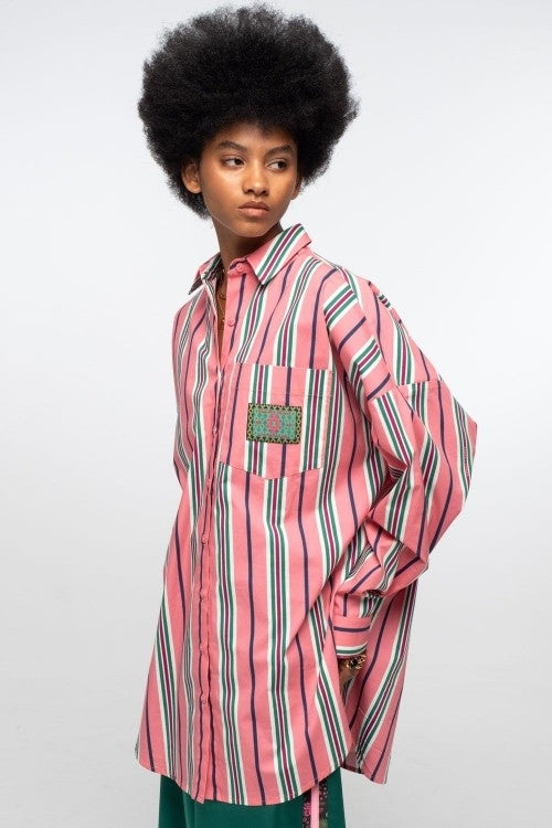 Peace And Chaos Sonata Πουκάμισο - Cotton (Bubblegum pink)