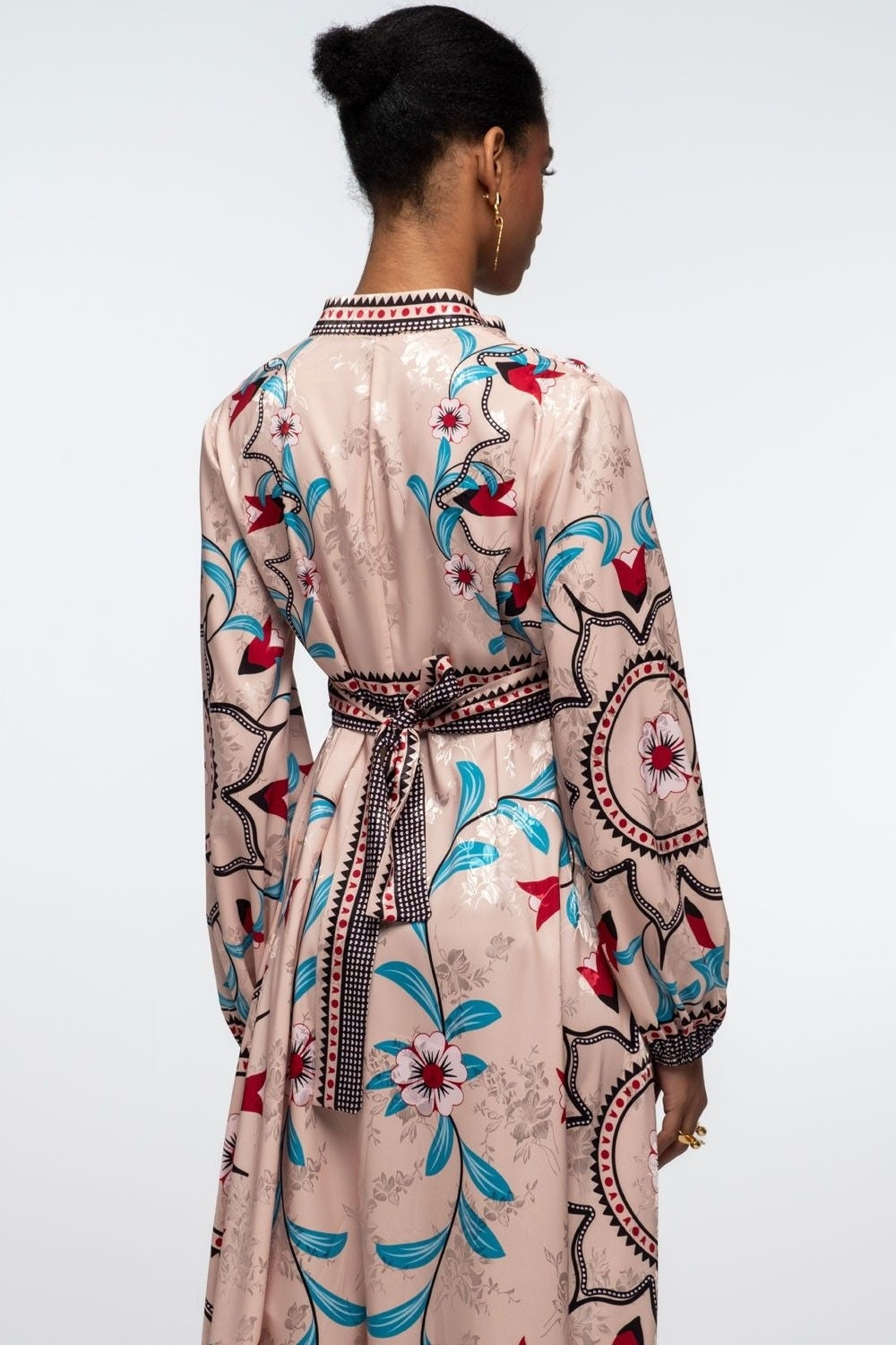 Peace And Chaos Tulip Shirt Φόρεμα - Jacquard