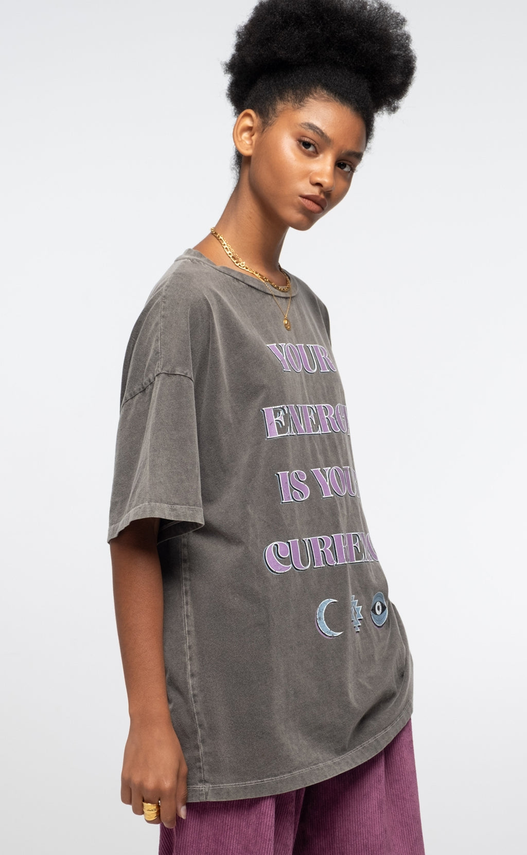 Peace And Chaos Mantra T-Shirt - Cotton