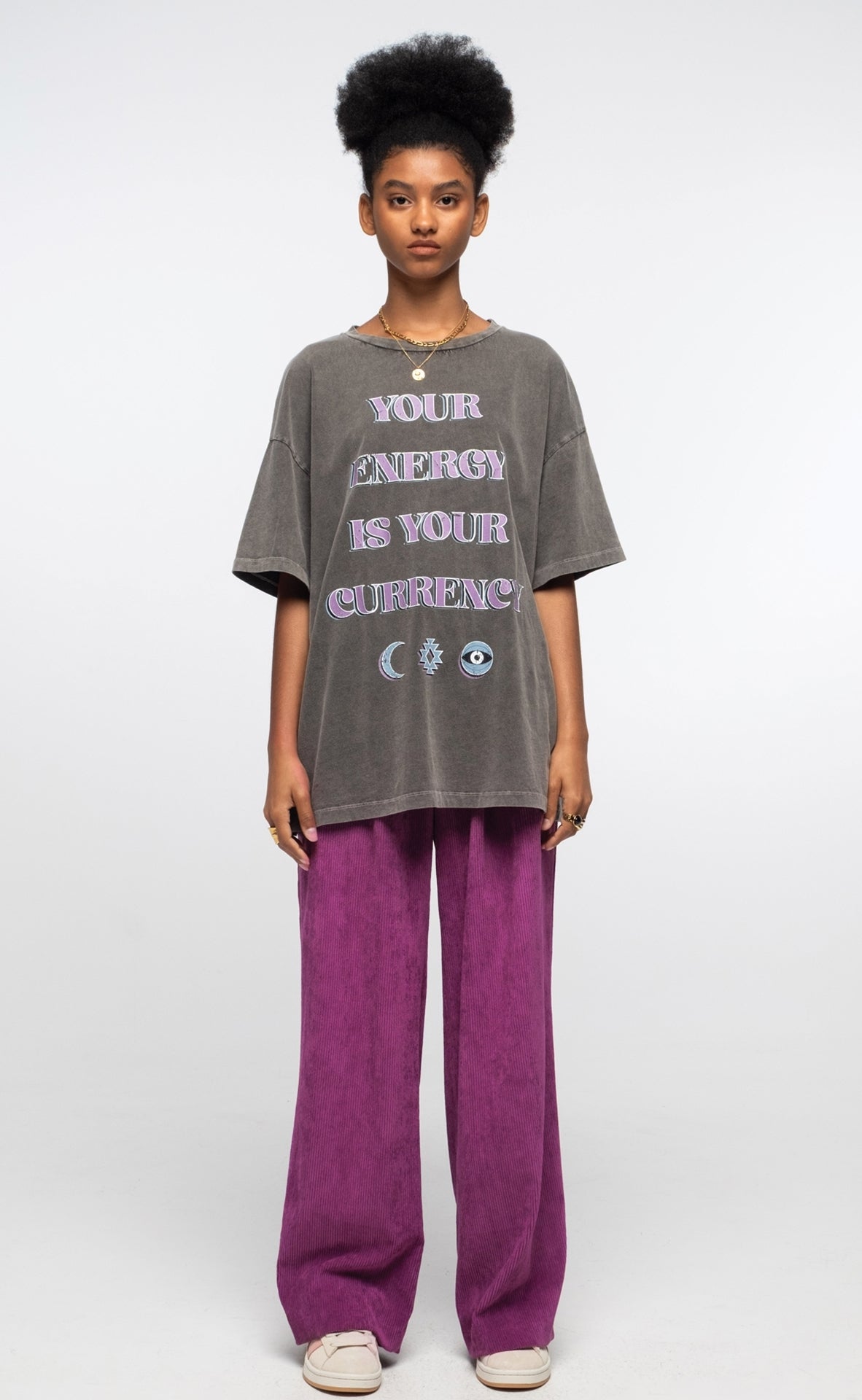 Peace And Chaos Mantra T-Shirt - Cotton