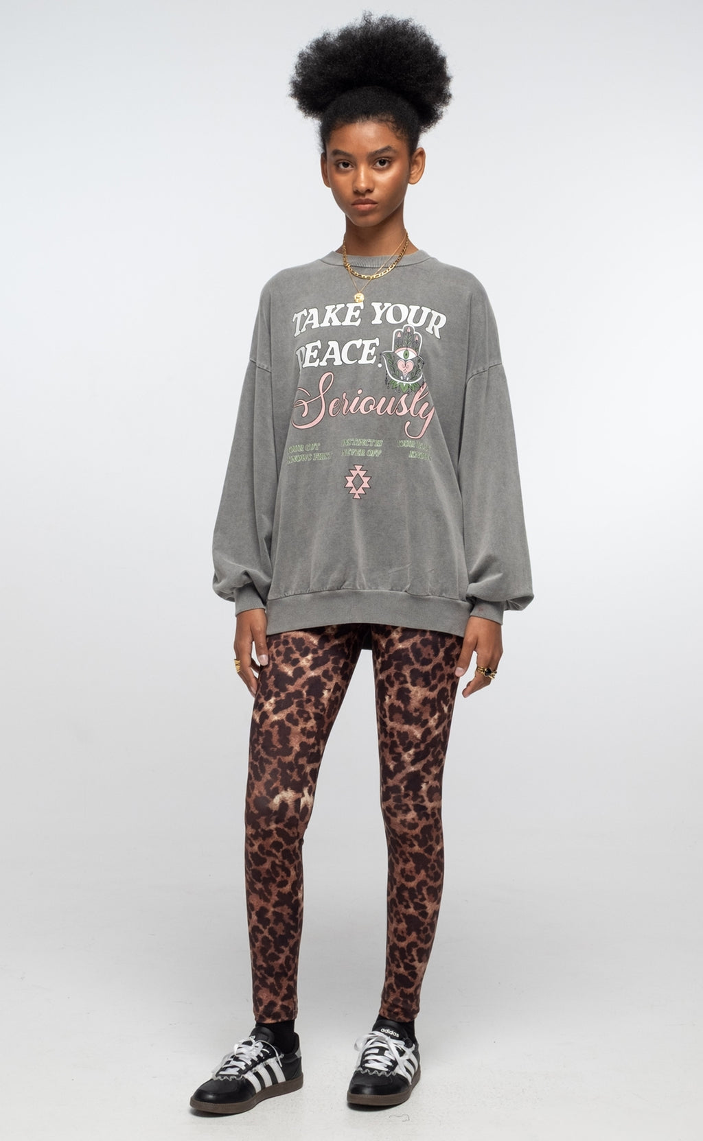 Peace And Chaos Mindfulness Sweater - Cotton