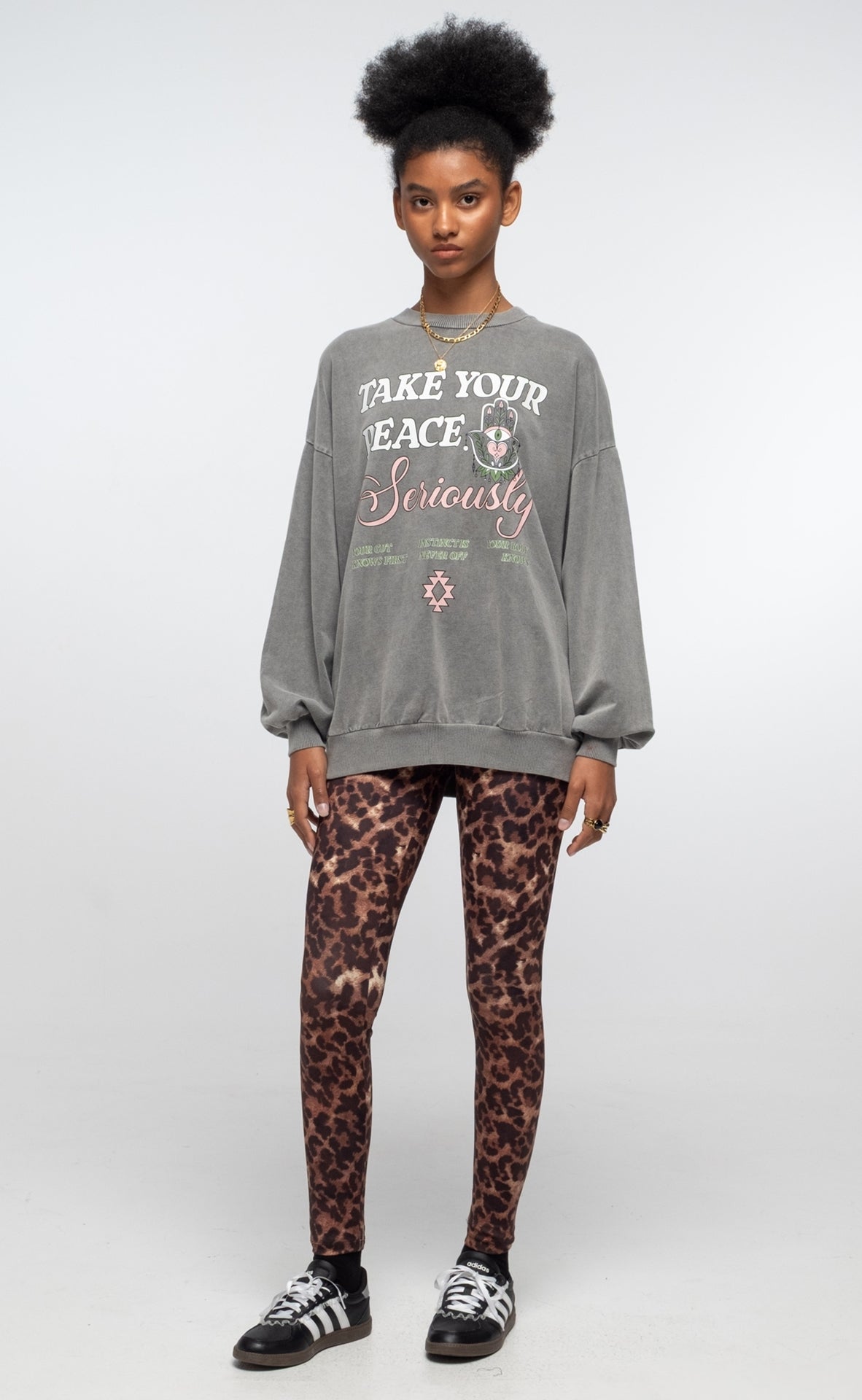 Peace And Chaos Mindfulness Sweater - Cotton