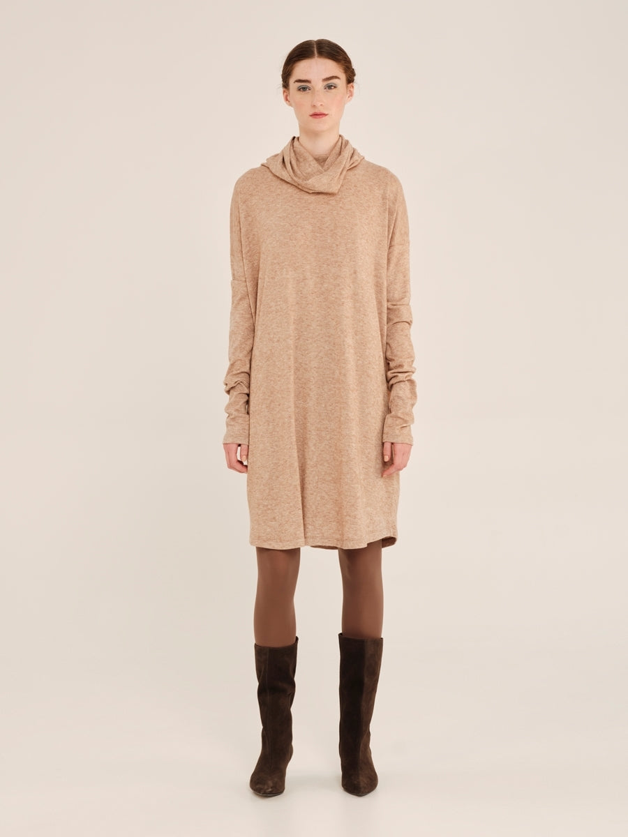 Ioanna Kourbela Μακρυμάνικο Φόρεμα Με Ψηλό Λαιμό – Innermost