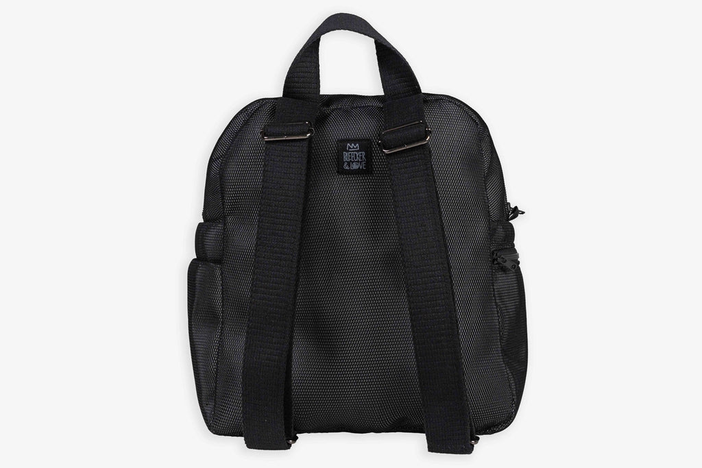 Bleecker & Love - Chrome Black Mini Backpack