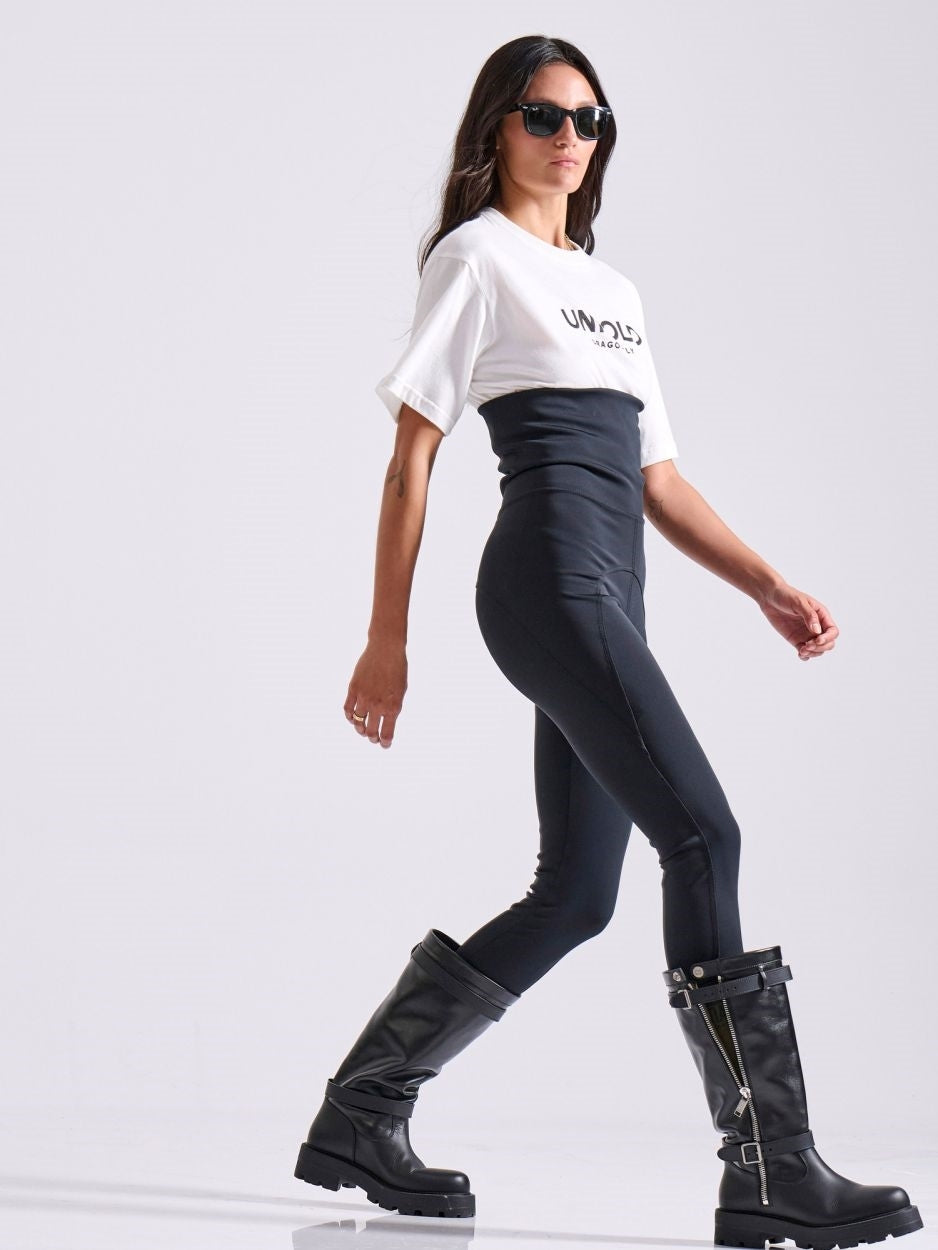 LIBELLOULA - Μαύρο γυναικείο ψηλόμεσο ανορθωτικό κολάν HEATHER