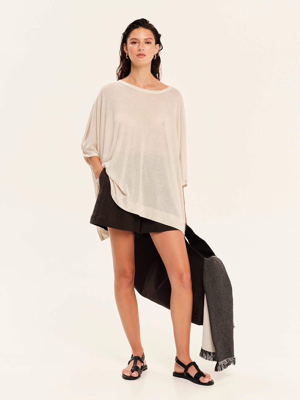 Ioanna Kourbela Oversized Τοπ – Illusionary
