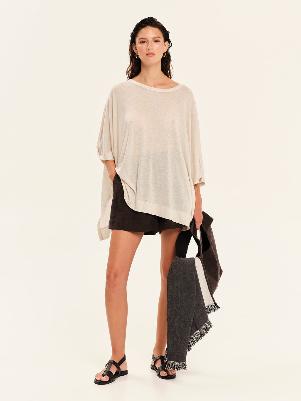 Ioanna Kourbela Oversized Τοπ – Illusionary