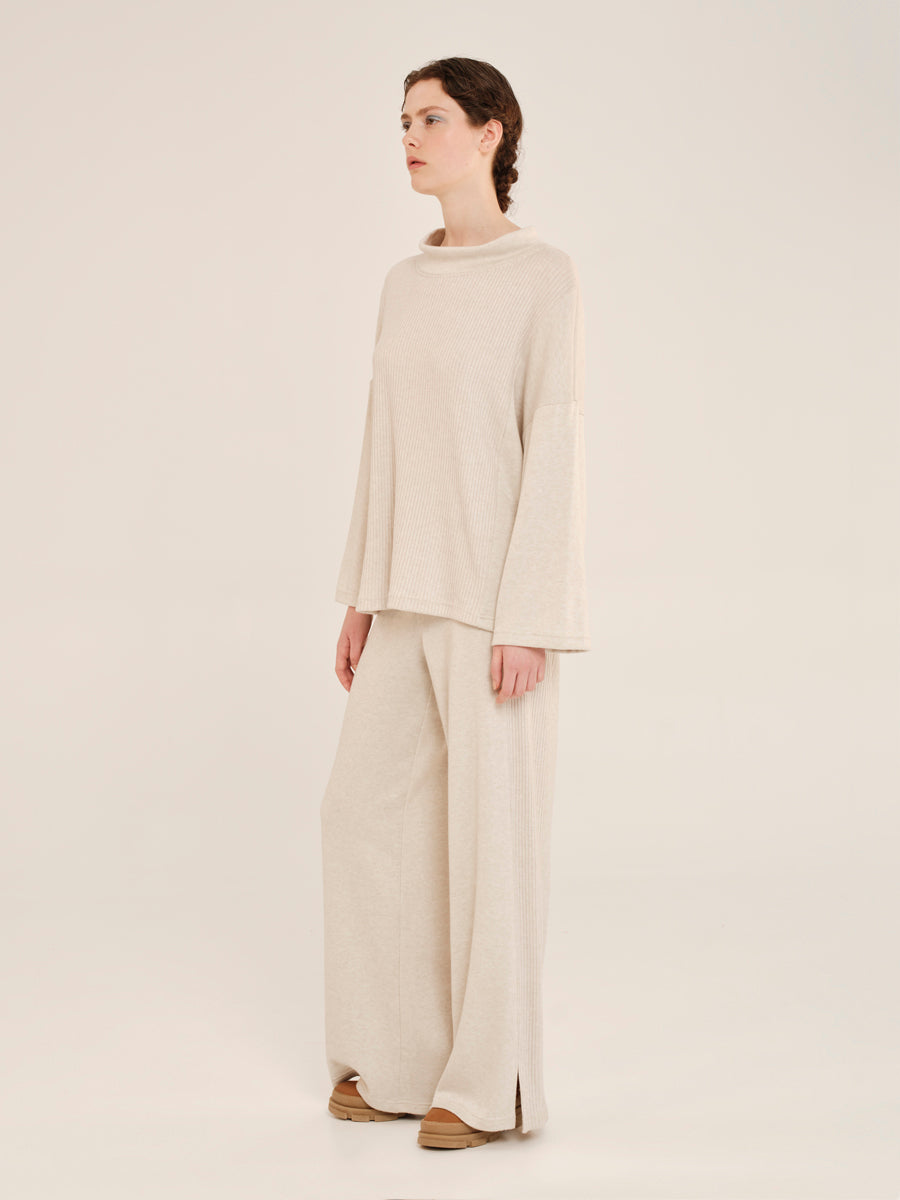 Ioanna Kourbela Oversized Μπλούζα Με Ψηλό λαιμό – Softwear