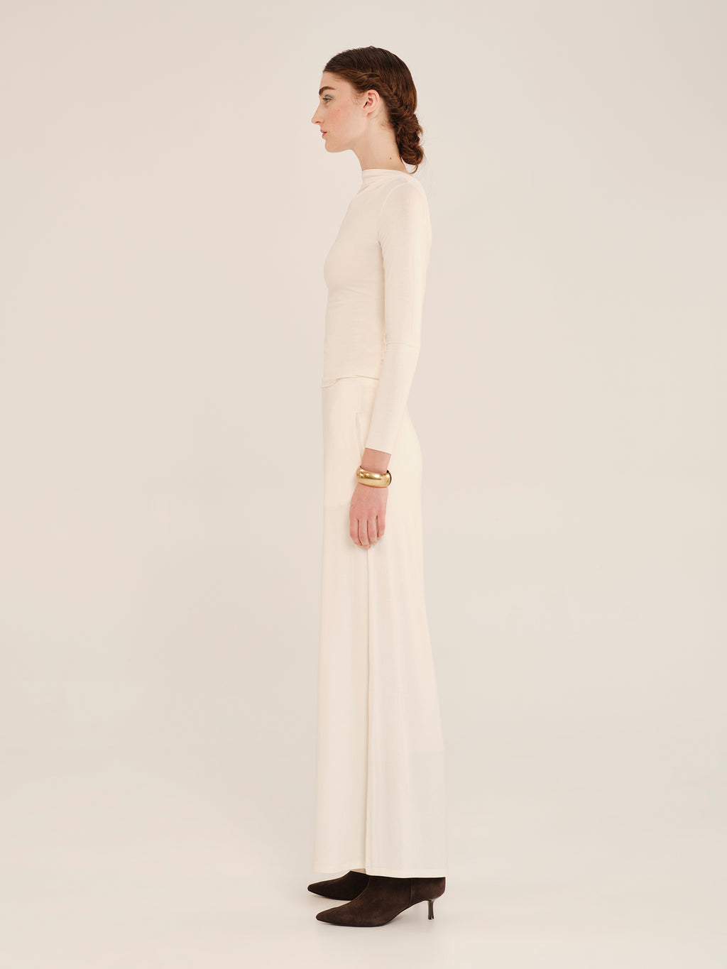 Ioanna Kourbela Μακρυμάνικο Τοπ Με Ντραπέ Ώμο – Inner Material