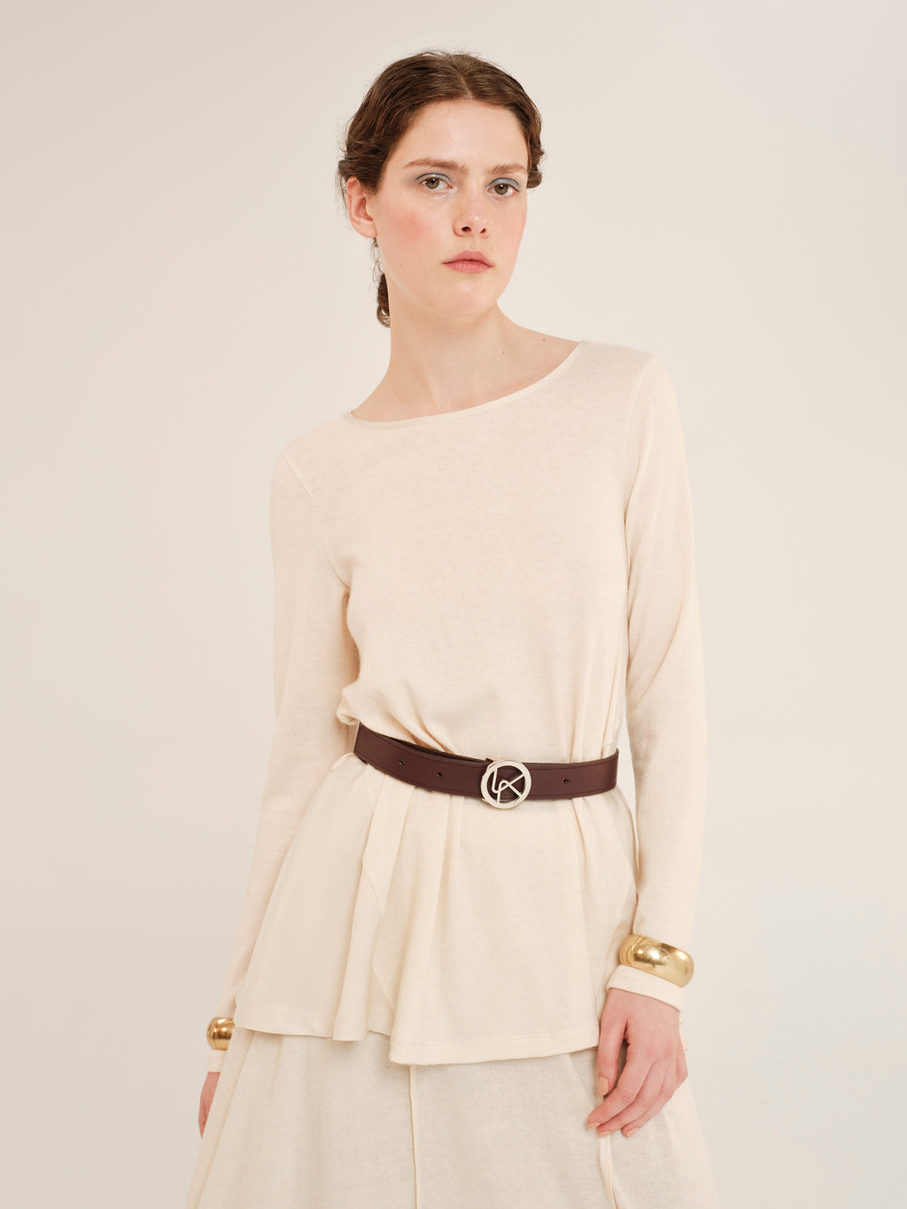 Ioanna Kourbela Μακρυμάνικη Μπλούζα με Σατέν Λεπτομέρειες – Juxtaposition