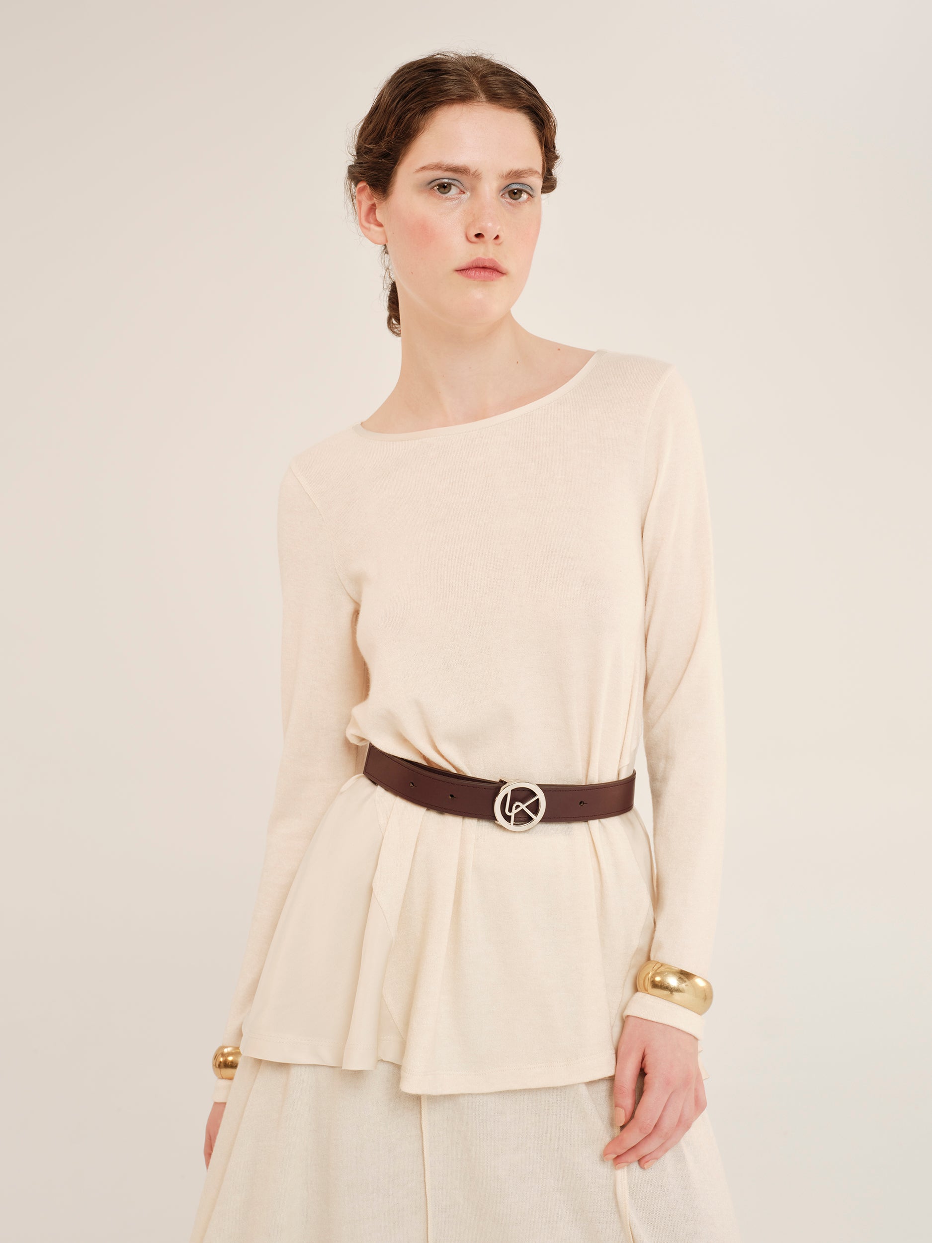 Ioanna Kourbela Μακρυμάνικη Μπλούζα με Σατέν Λεπτομέρειες – Juxtaposition