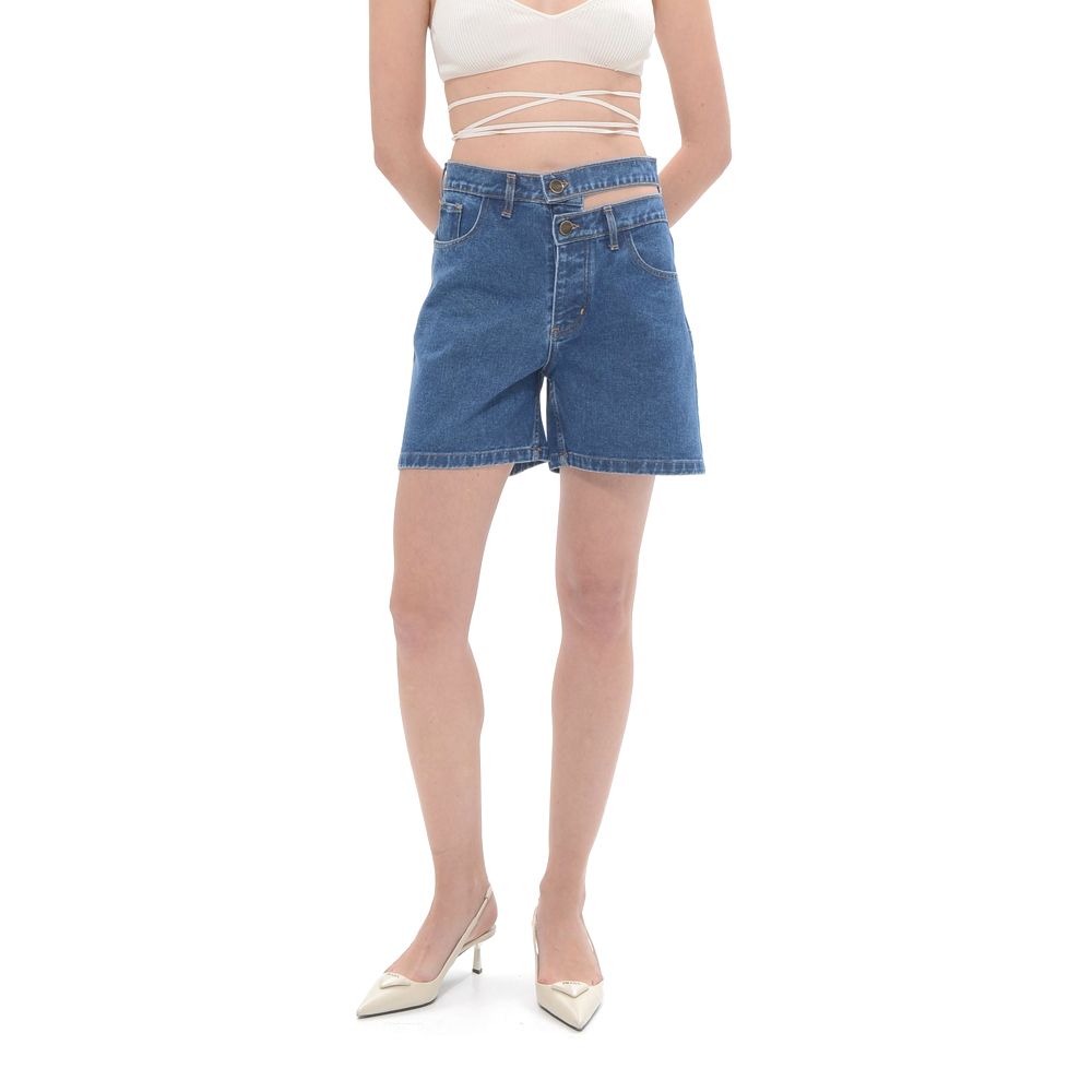 Sac & Co Brenda Double Belt Σορτς (Μπλε)