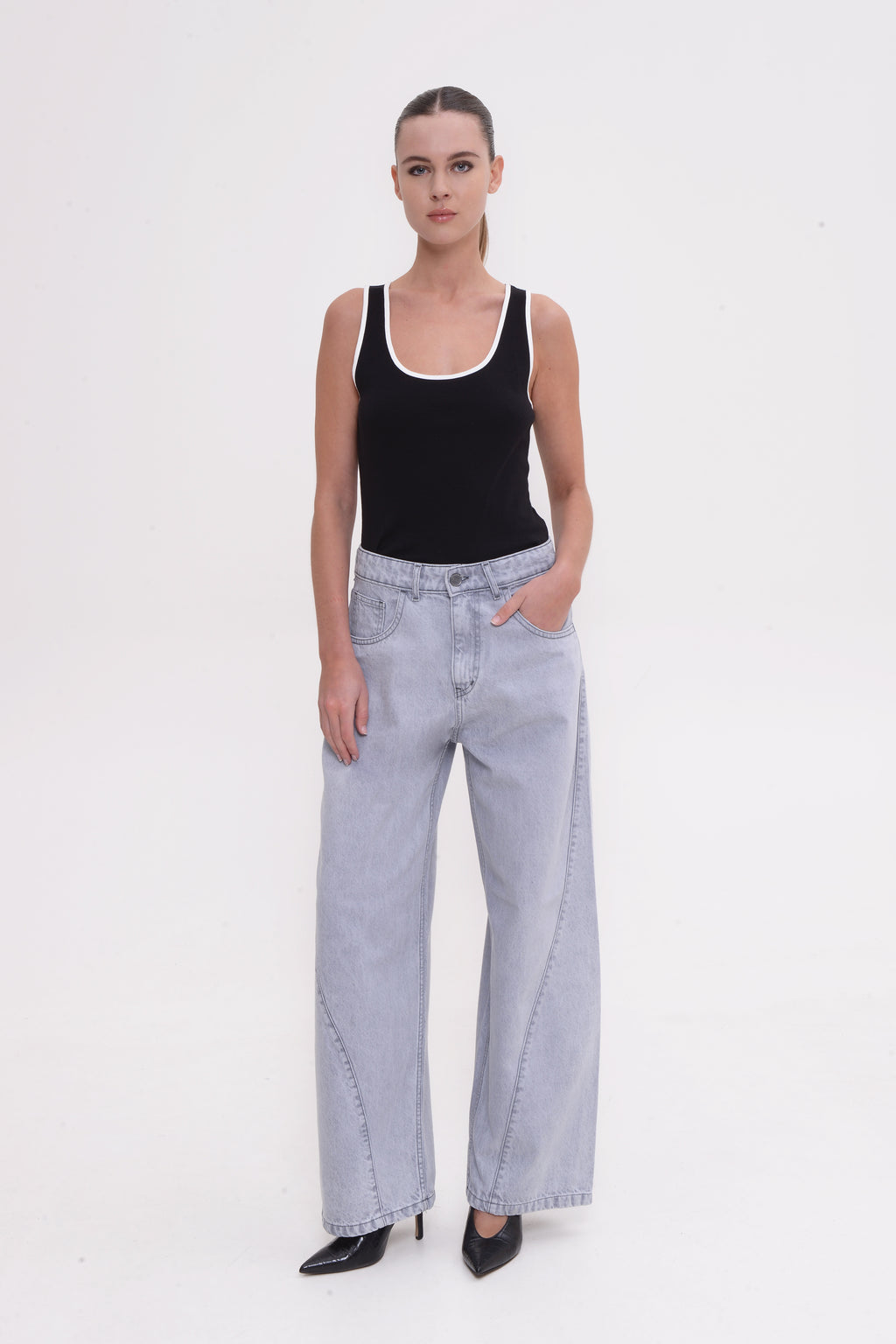 Sac & Co Loraine Grey Denim