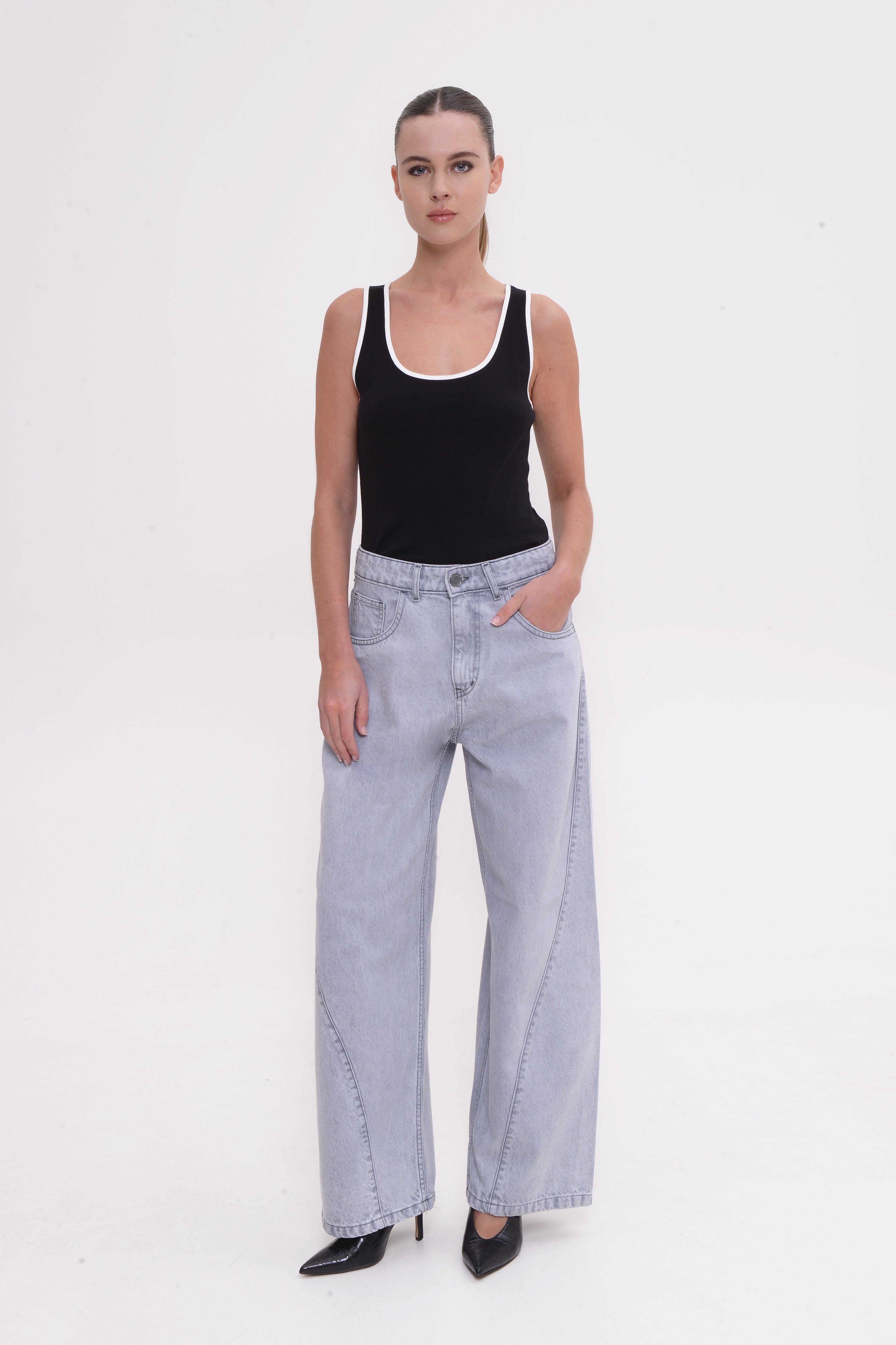 Sac & Co Loraine Grey Denim