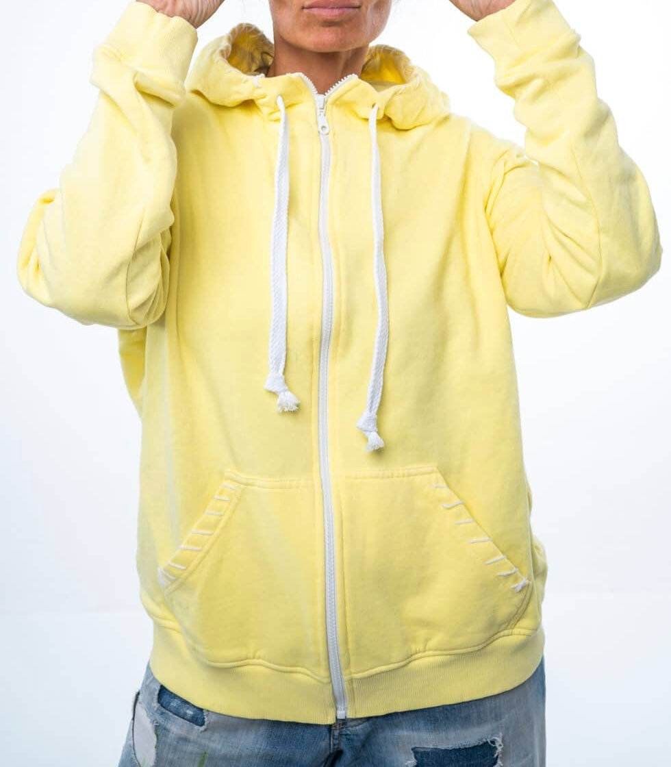 Ayios Hoodie in Yellow