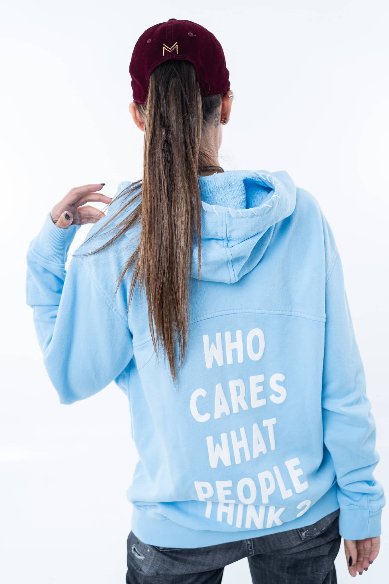 Ayios Hoodie in Blue