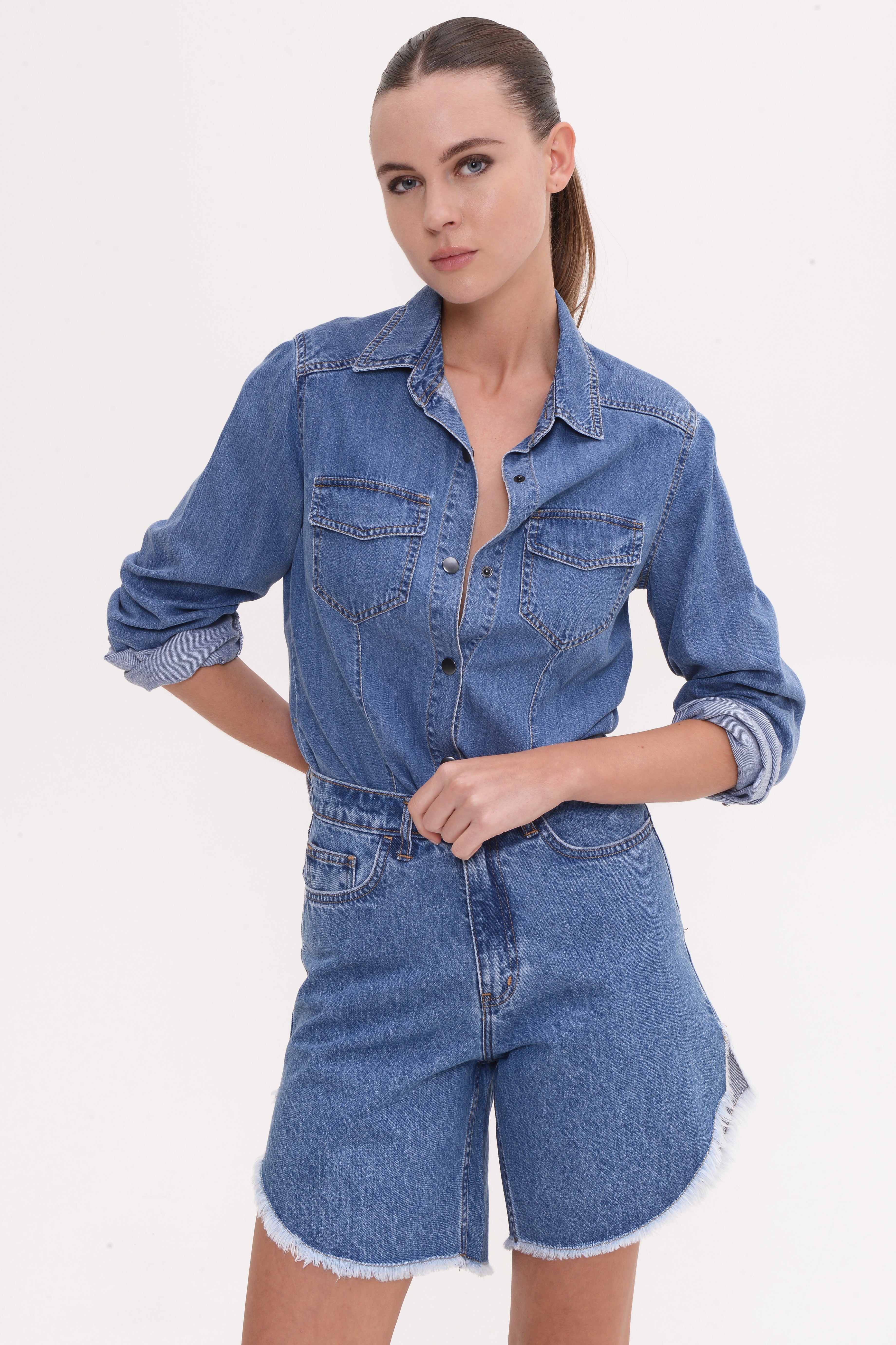 Sac & Co Roxy Πουκάμισο Denim