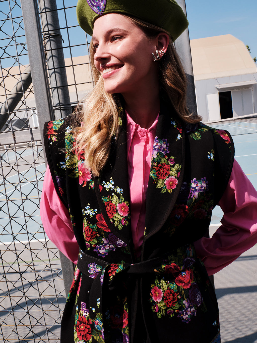 Peace And Chaos Bouqouet Waistcoat - Βαμβακερό