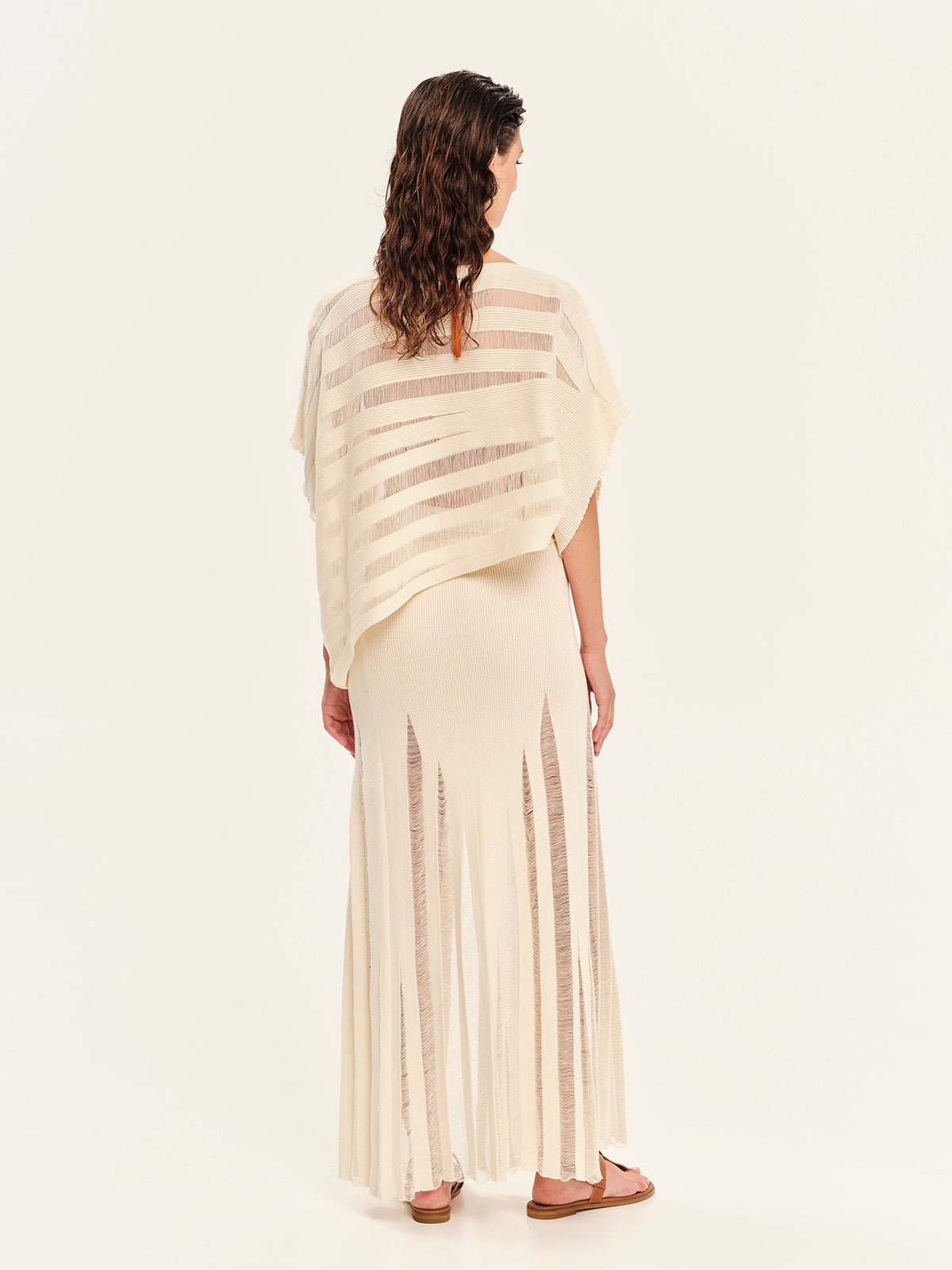 Ioanna Kourbela Oversized Πλεκτό oversized ασύμμετρο τοπ – Magic Sunsets