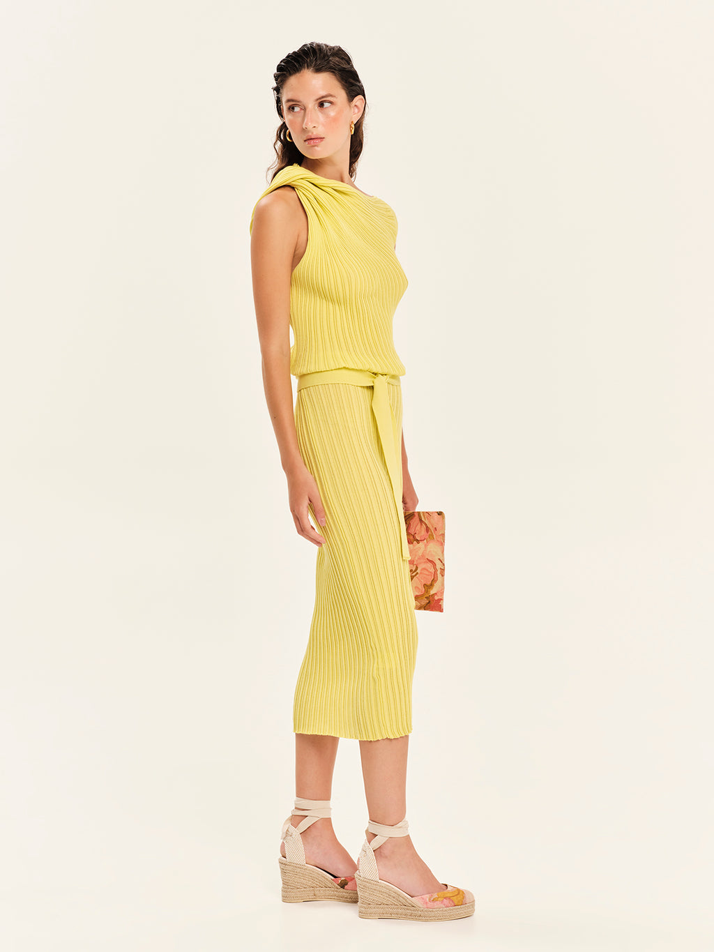 Ioanna Kourbela Seashells Πλεκτό Μίντι Φόρεμα