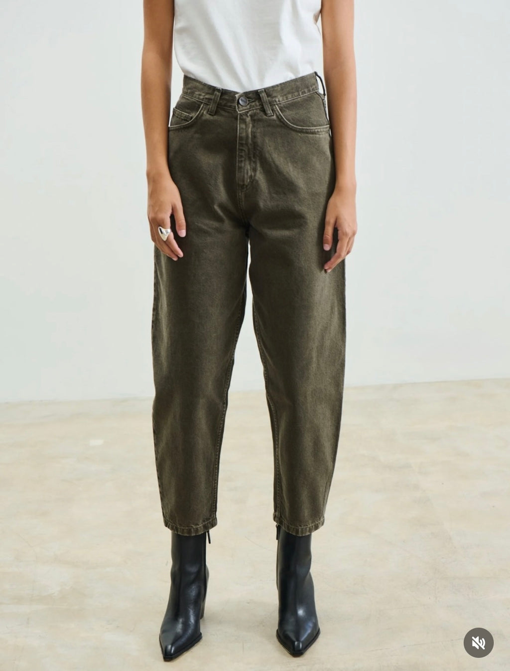 Sac & Co Lima Slouchy Denim (Χακί)