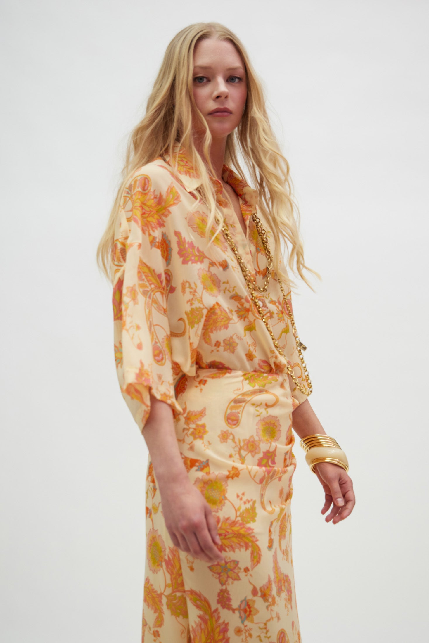 Hemithea Granada Πουκάμισο (Banana yellow)