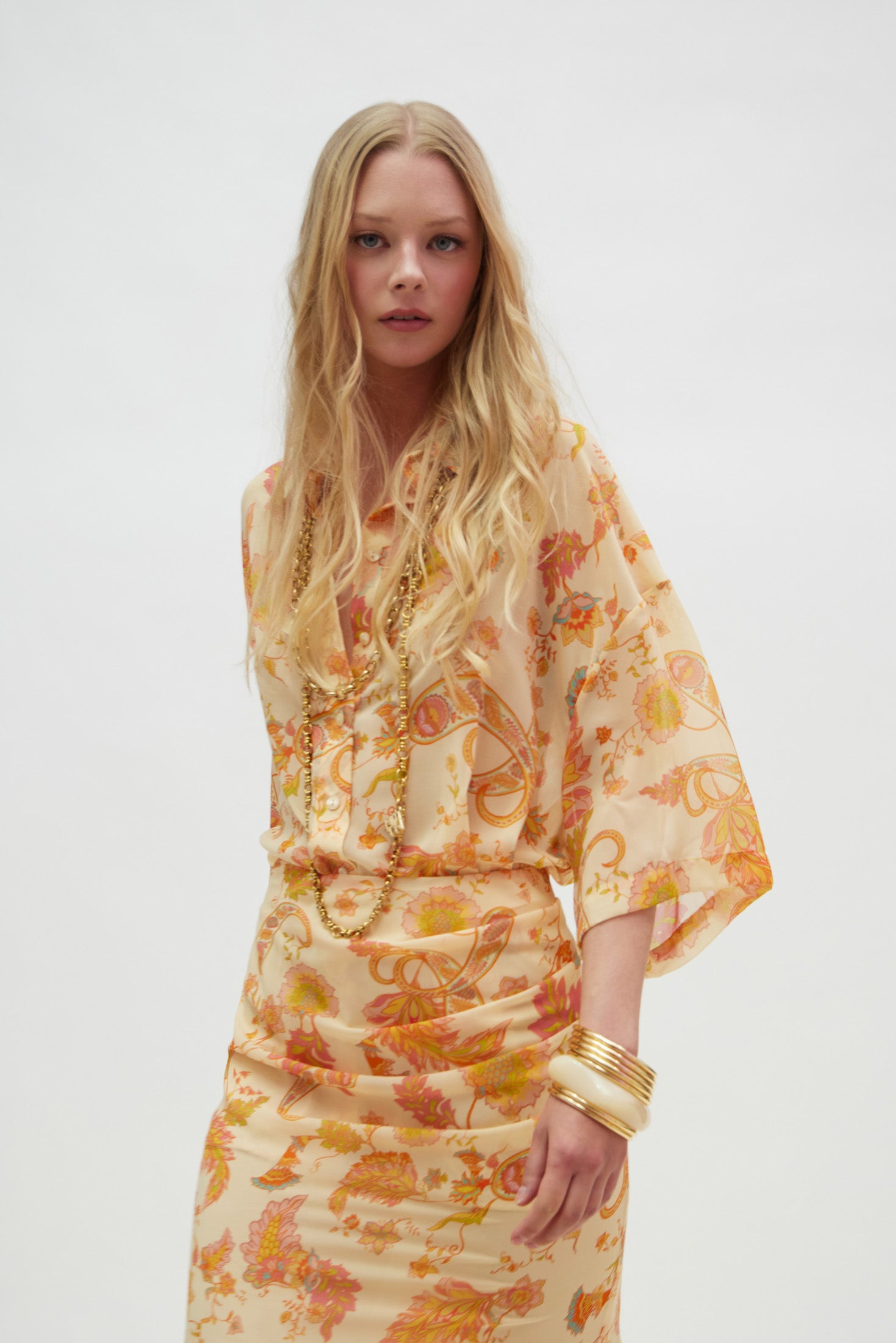 Hemithea Granada Πουκάμισο (Banana yellow)