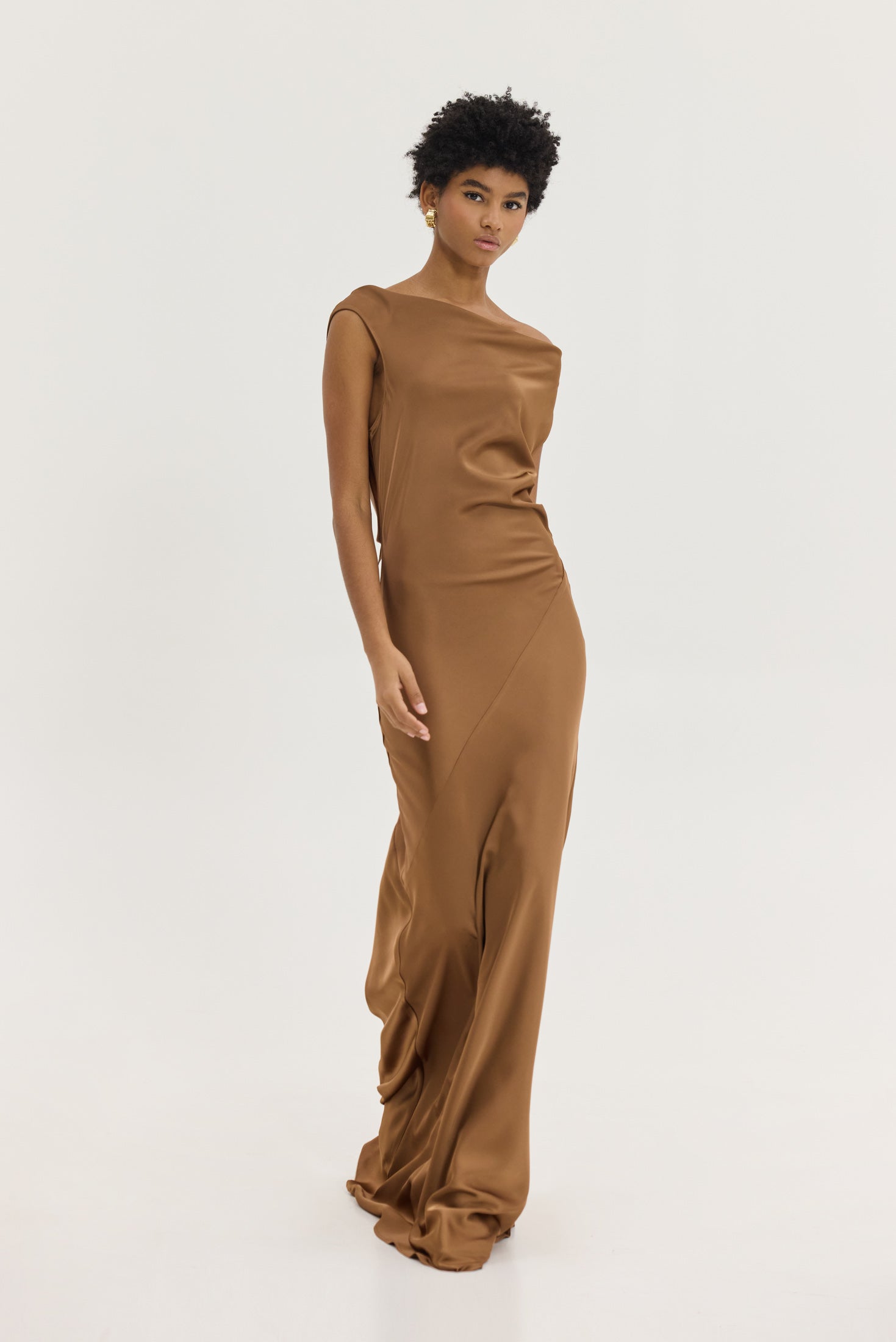 Hemithea Gold Φόρεμα (Chocolate)