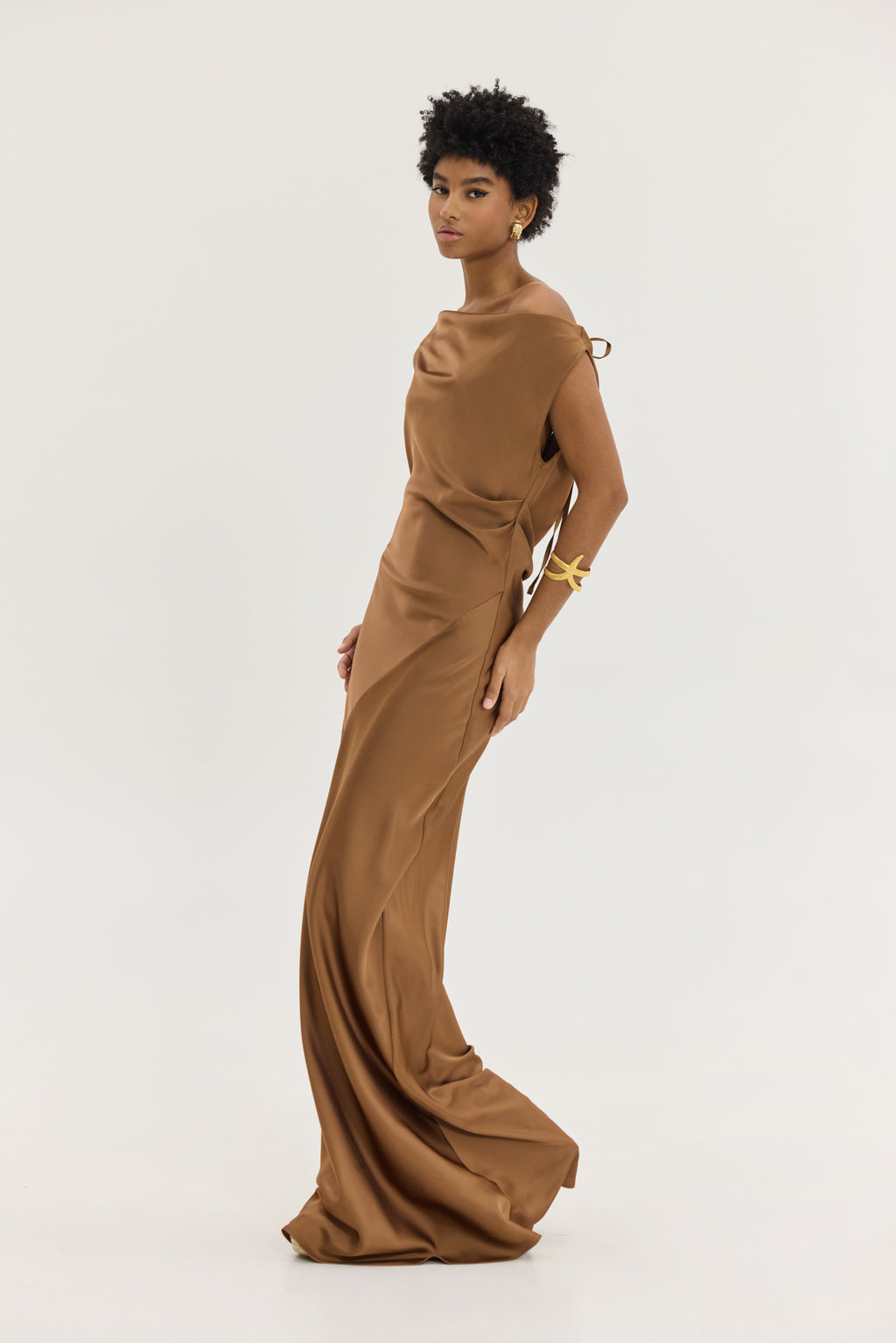 Hemithea Gold Φόρεμα (Chocolate)