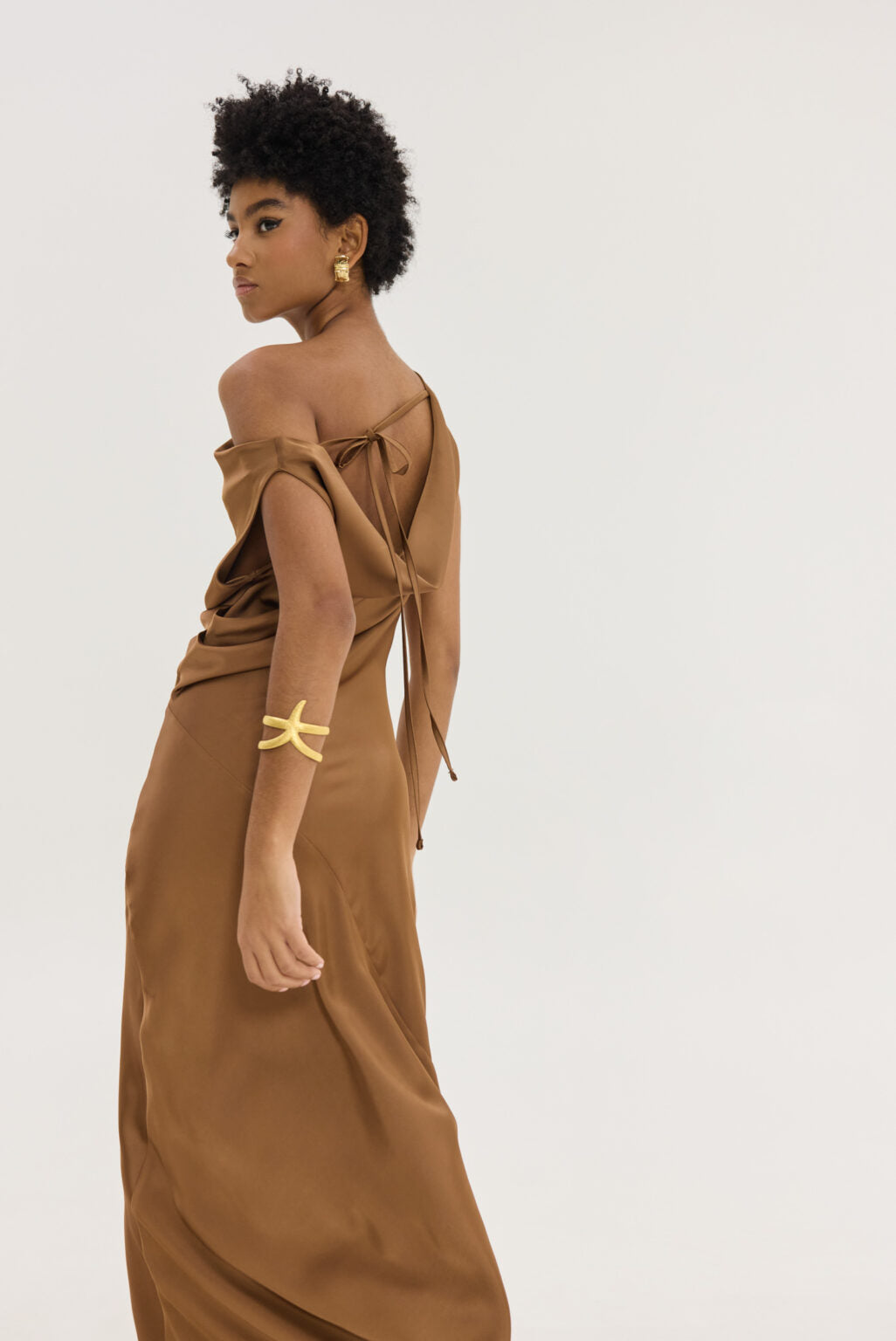 Hemithea Gold Φόρεμα (Chocolate)