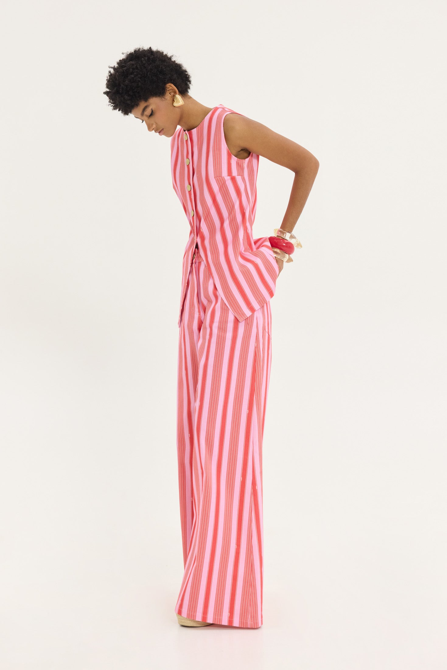 Hemithea Salem Denim Παντελόνι (Pink Crush)