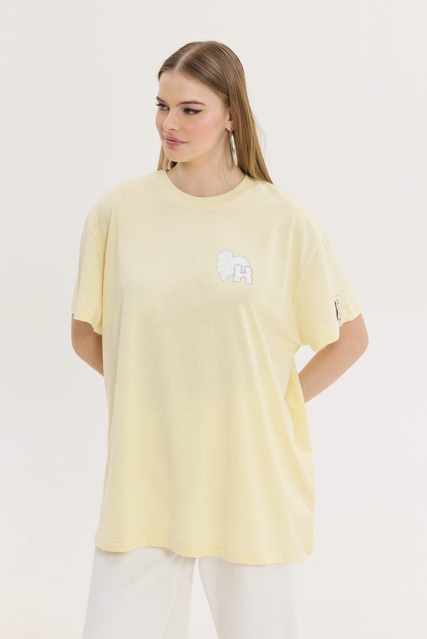 Hemithea Cheetah T-shirt Yellow (Clouds)