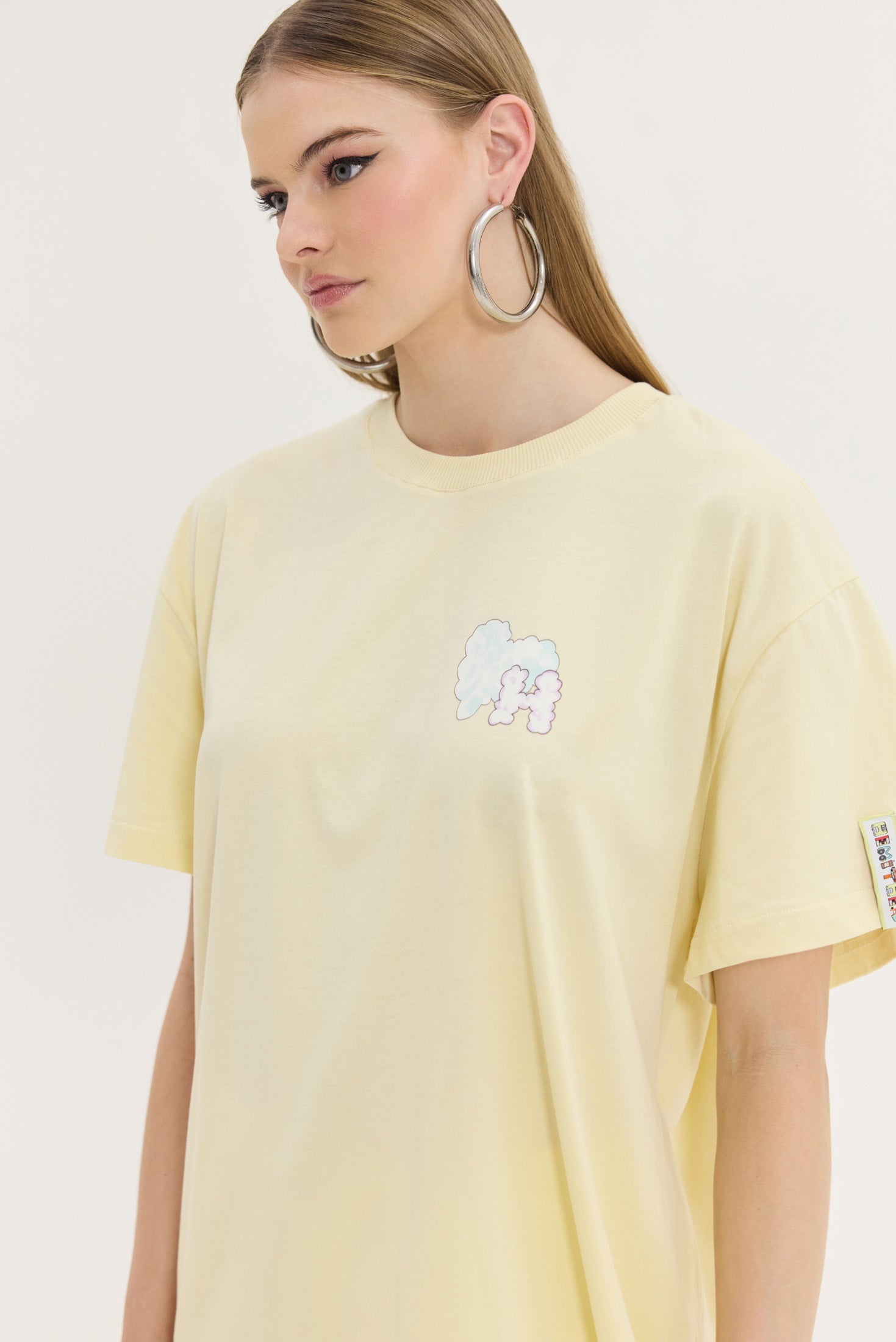 Hemithea Cheetah T-shirt Yellow (Clouds)